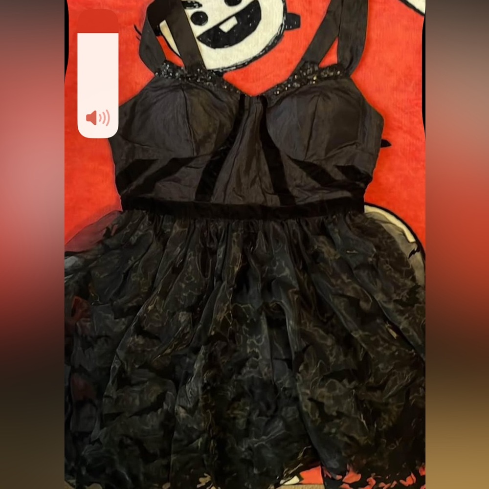 Elegant Black Dress with Beaded Straps